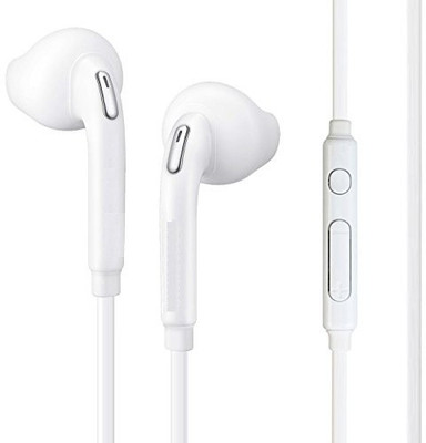 

A Connect Z Samsg S7 Great Sound Base -105 Wired Headset with Mic(White, In the Ear)