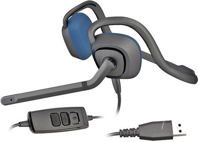Plantronics Audio 646 DSP Wired Headset with Mic(Black, On the Ear)