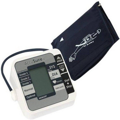 

Dr.Gene Accusure TS Automatic Blood Pressure Monitor With AccuSure No Code Blood Glucose Monitor System with 10 Test Strips Health Care Appliance Combo