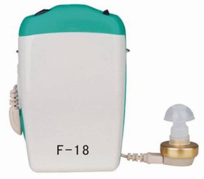 Flipkart - S.S.Axon For Old Age With 2 Extra Wires Sound Enhancement Wired Box F-18 In the Ear Hearing Aid(Multi-color)