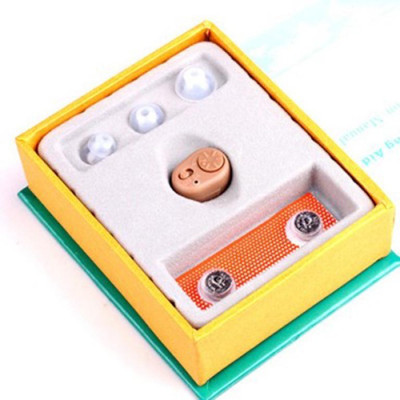 

Axon Mini Sound Enhancement Amplifier Wireless AX8 K-86-008 In the Ear Hearing Aid(Beige)