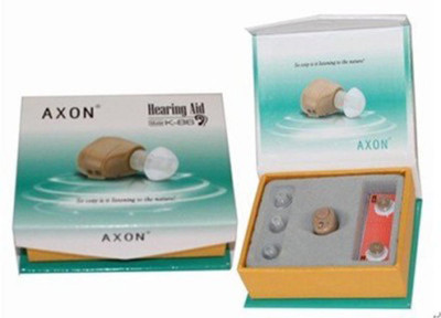 

Axon Mini Sound Enhancement Amplifier Wireless AX1 K-86-001 In the Ear Hearing Aid(Beige)