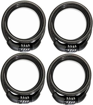 Onlinemart Iron Cable Lock For Helmet