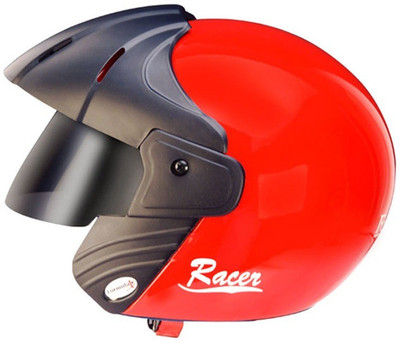 

Formulate Racer Bright Red Motorbike Helmet(Red)