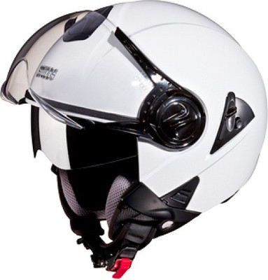 Studds Downtown Motorbike Helmet(White