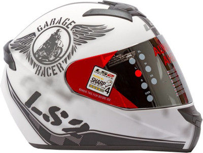 

LS2 Rookie Fan Motorbike Helmet(White, Black, Black;white
