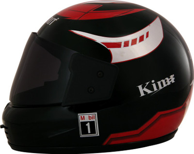 

Goyal Enterprises Red Black Full Face Motorbike Helmet(Red, Black), Black;red