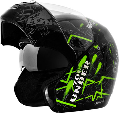 

Vega Boolean Street Motorsports Helmet(Black, Green