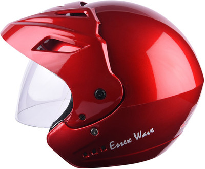 

REPLAY ESSEX WAVE PLAIN Motorbike Helmet(CHERRY RED