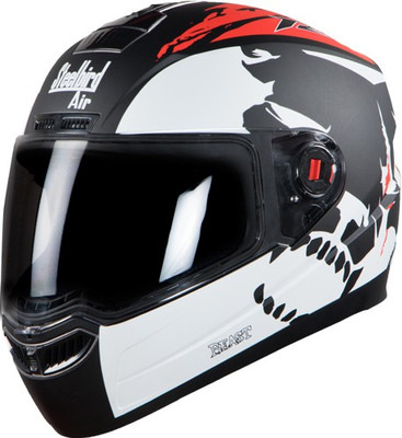 

Steelbird Steelbird Air-1 Beast Motorbike Helmet(SBA-1 Beast Glossy Black and Red with Smoke Visor Medium 580MM