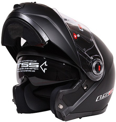 

LS2 FF386 - Matt Black Motorbike Helmet(Black)