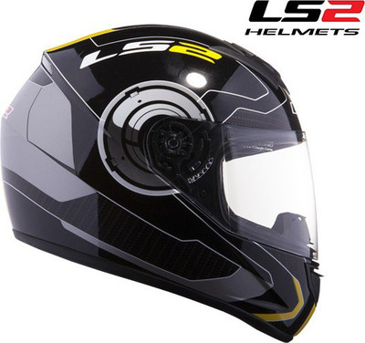 

LS2 Ff350 Atmos Motorbike Helmet(Black, Yellow)