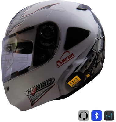 

Greenstone Sniper Bluetooth Motorbike Helmet(Matte White