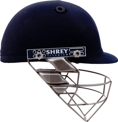 

Shrey Pro Guard Titanium Visor Cricket Helmet(Navy Blue