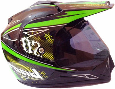 

O2 Full Face Spors ISI Motorbike Helmet(Black)