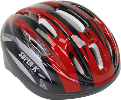 SuperK SH0602-L_RED Skating Helmet(Red, Black) SuperK SH0602-L_RED Skating Helmet(Red, Black)