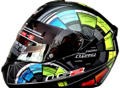 

LS2 Tech Mat Motorbike Helmet(Black)