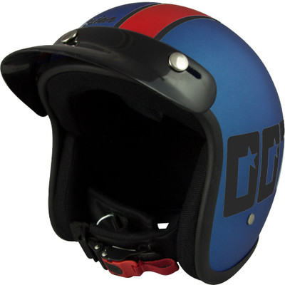 

Anokhe Collections James Bond 007 Style (ISI Certified) Jetstar Motorbike Helmet(Matte Blue