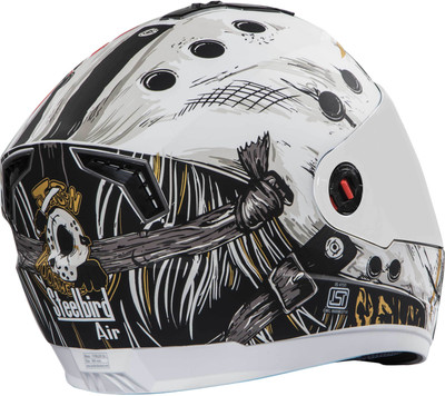 

Steelbird AIR SBA-1 Dunkin Motorbike Helmet(SBA-1 Dunkin Matt White & Gold With Plain Visor Large-600MM