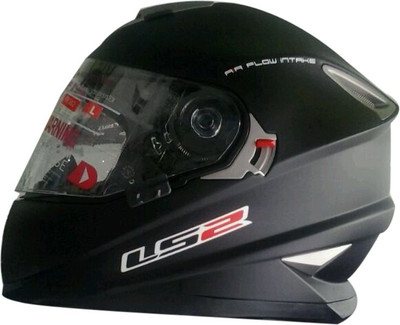 

LS2 Matt Black With Dual Visor Motorbike Helmet(Black)