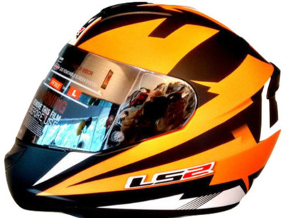 

LS2 Dyno Black Matt Orange Motorbike Helmet(Black, Orange