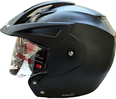 

VEGA Crux OF (Open Face) Motorbike Helmet(Black)