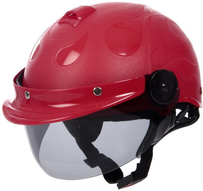 

Format Open Face Helmet DZire (Red) Motorbike, Cycling Helmet(Red)