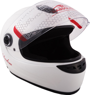 

Autofy Habsolite Shadow White Motorbike Helmet(White