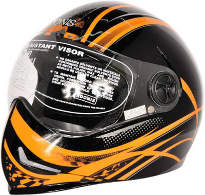 

Steelbird SB-50 Adonis Dot Motorsports Helmet(Black with Orange