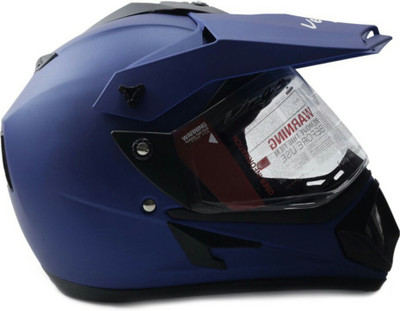 

VEGA Off Road D/V Motorbike Helmet(Dull M Blue)