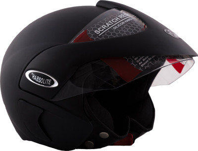 

Autofy Habsolite Estilo Black Matte Finish Motorbike Helmet(Black