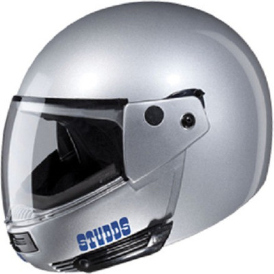 

Studds Ninja Pastel Plain Motorbike Helmet(Silver grey)