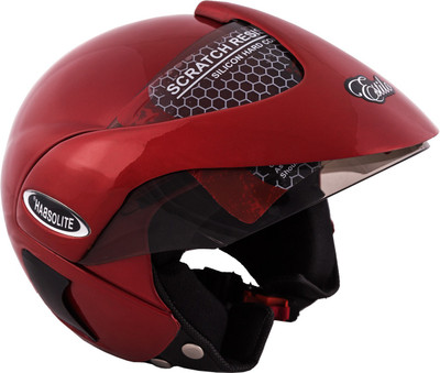 

Autofy Habsolite Estilo Red Glossy Motorbike Helmet(Red