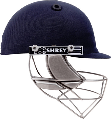 Shrey Masterclass Stainless Steel Visor Cricket Helmet(Navy Blue)