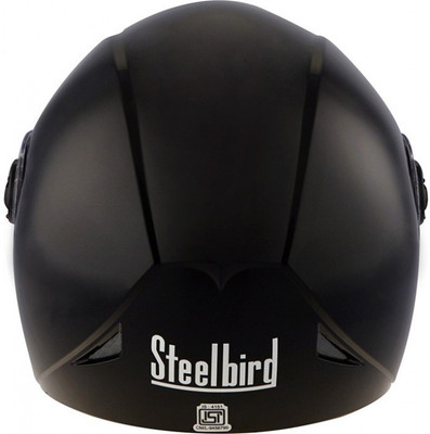 

Steelbird Steelbird Helmet Sb-43 Yo-Yo Glossy (Black) Motorbike Helmet(Black, Red, Gray), Black;gray;red