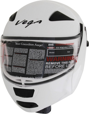 

Vega Boolean Motorsports Helmet(White)