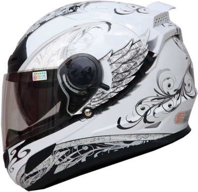

THH Black Wings Motorbike Helmet(Black