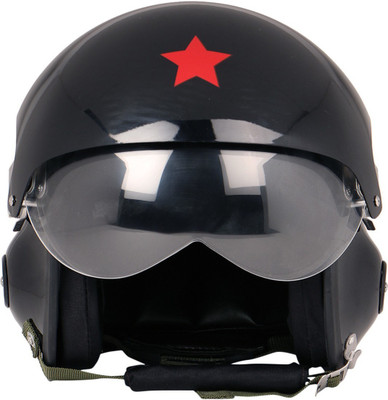 

Anokhe Collections Exclusive Pilot Edition Motorbike Helmet(Black Glossy