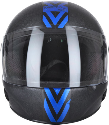 

SAVIOUR Metal ICC Motorbike Helmet(Black, Blue