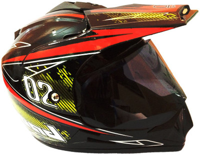 

O2 Full Face ISI Motorbike Helmet(Black)