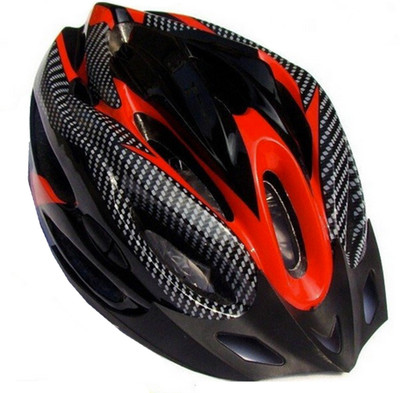 

Anokhe Collections Aerodynamic Adjustable Size Bicycle Helmet Cycling Helmet(Red, Black, Black;red