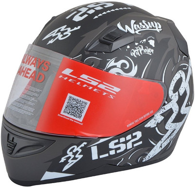 

LS2 Olympic Motorbike Helmet(Black, White