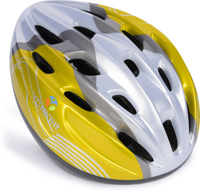 

Yonker Cycling Helmet Elite With Adjuster-JUNIOR Cycling Helmet((Yellow/Grey