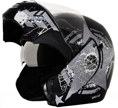 

Vega Boolean Navy Motorsports Helmet(Dull Black, Anthracite, Anthracite;dull black