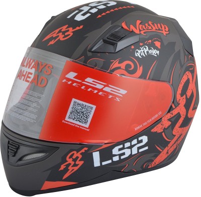 

LS2 Olympic Motorbike Helmet(Black, Red