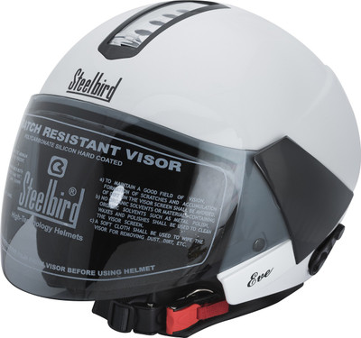 

Steelbird SB- 33 Eve White Motorbike Helmet(White)