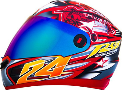 

Steelbird AIR Hovering Motorbike Helmet(Sport Red// Yellow