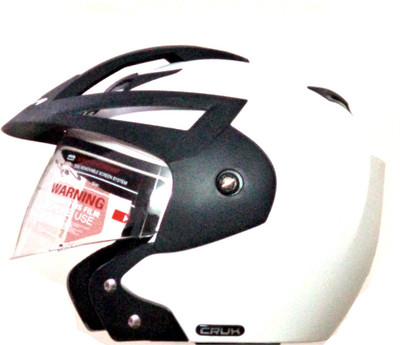 

VEGA Crux OF (Open Face) Motorbike Helmet(White)