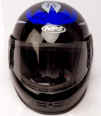 

SONIK GL-1 kimmy mat Motorbike Helmet(Black & Sky Blue
