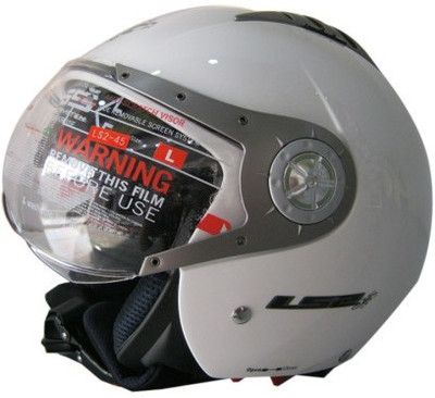 

LS2 Tomcat Dual Visor Motorbike Helmet(White)